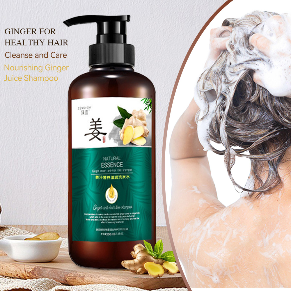 Hair Care Frizzy Hair - Ginger Hair Growth Essential Oil Shampoo