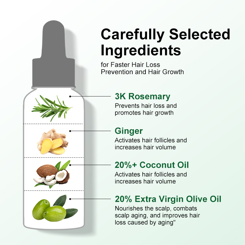 PURC Rosemary Oil for Hair Gro - огляд і ціна Hair Care Essence Oil Spray