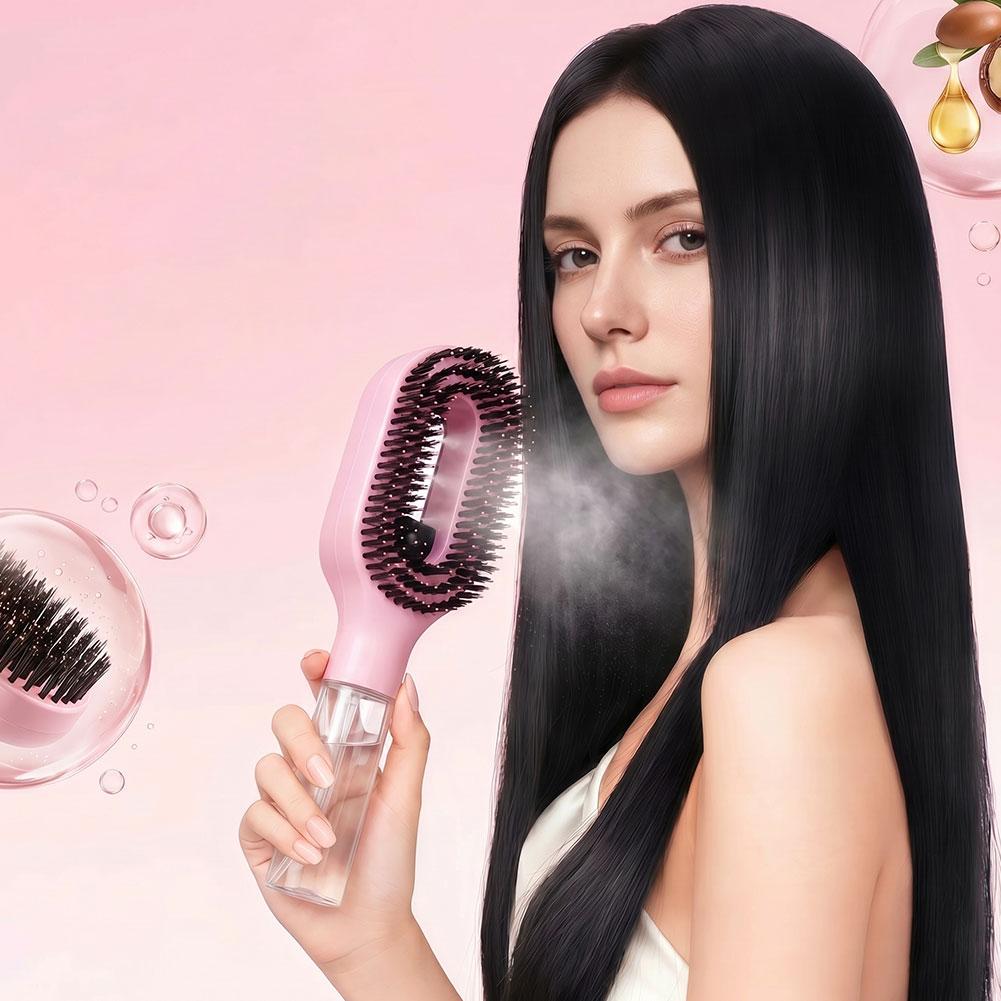 2 in 1 Spray Hair Brush Detang - огляд і ціна Hair Care Essence Oil Spray
