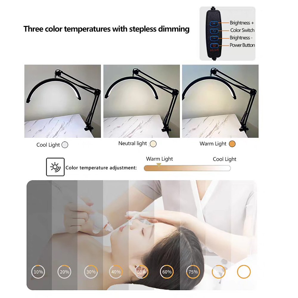 Clamp-on Fill Light Adjustable - огляд і ціна Hair Care Salon