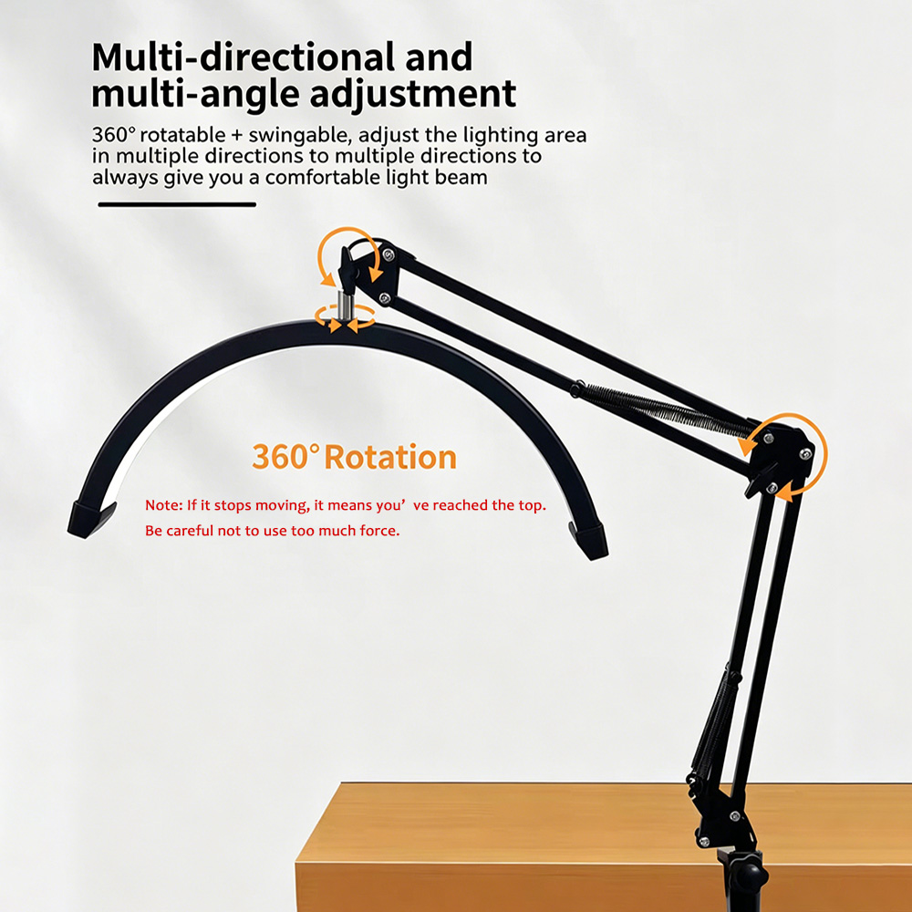 Clamp-on Fill Light Adjustable - огляд і ціна Hair Care Salon