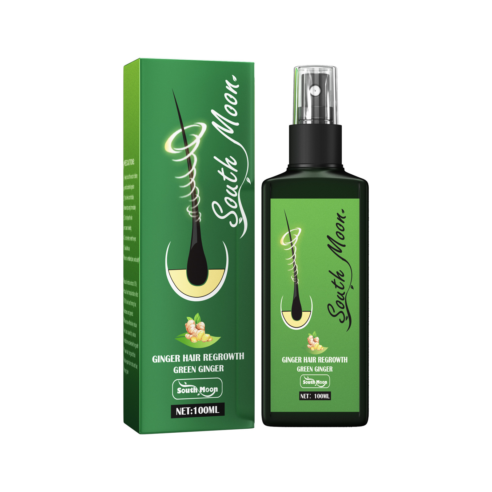 South Moon Ginger Hair Growth  - огляд і ціна Hair Care Frizzy Hair