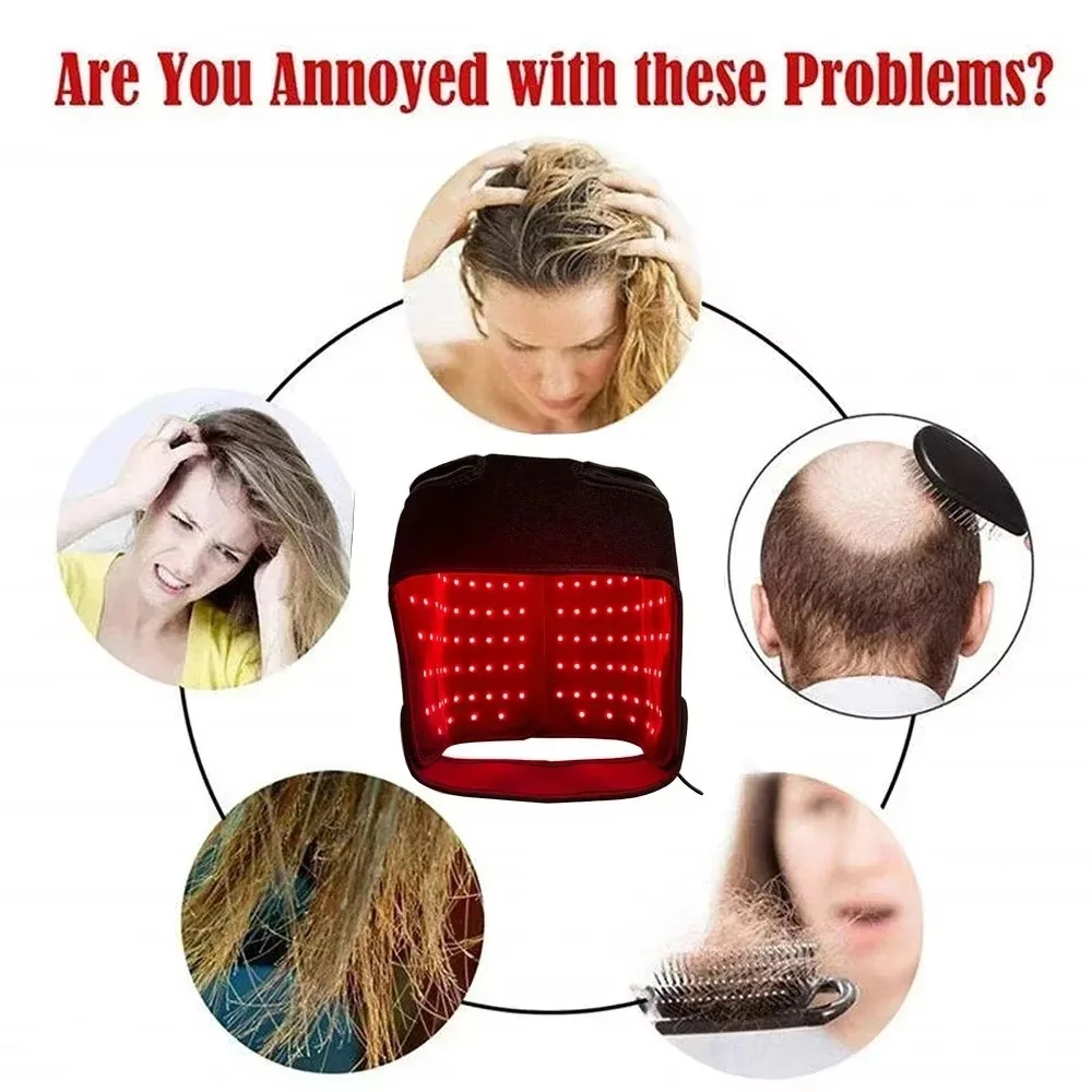 LED Red Light Therapy Hat For  - огляд і ціна Hair Care Frizzy Hair