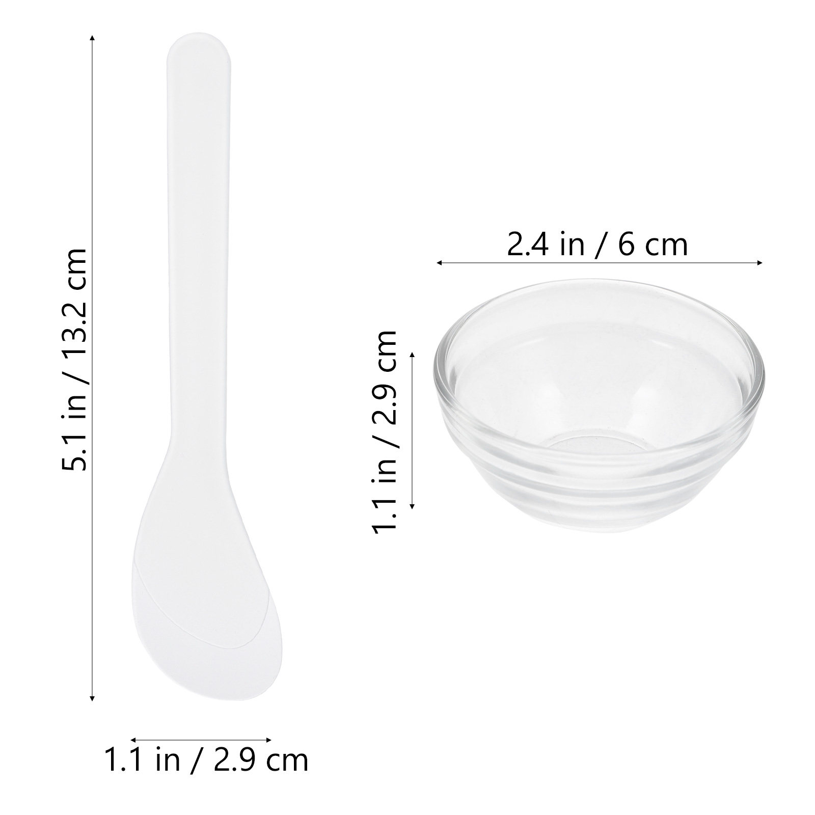 1Set Essential Oil Bowl Glass  - огляд і ціна Hair Care Salon