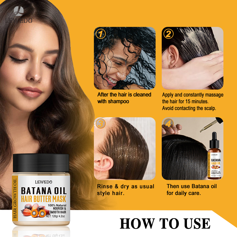 LEWEDO Batana Oil Hair Growth  - огляд і ціна Hair Care Essence Oil Spray
