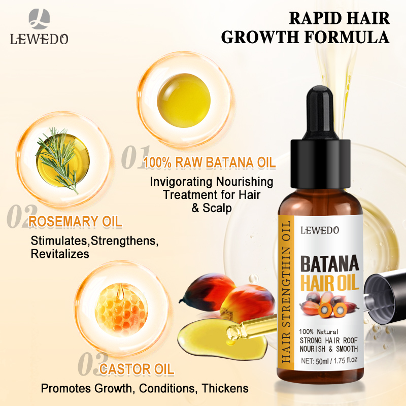 LEWEDO Batana Oil Hair Growth  - огляд і ціна Hair Care Essence Oil Spray