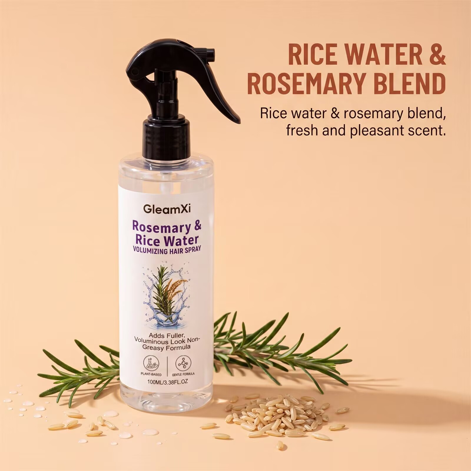 Rosemary Rice Water Hair Spray - огляд і ціна Hair Care With Rice Water