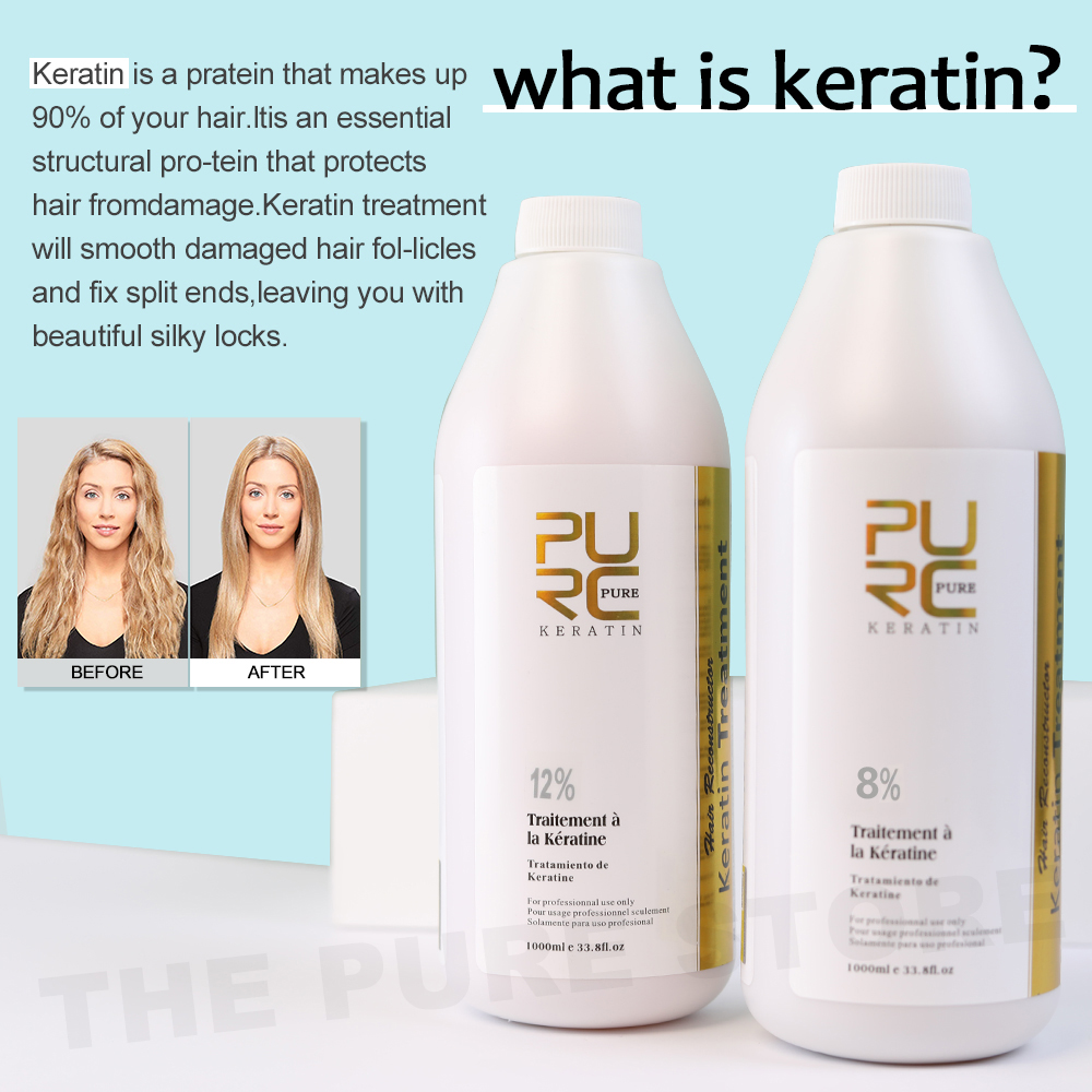 PURC 5% Keratin Smoothing Trea - огляд і ціна Hair Care Frizzy Hair