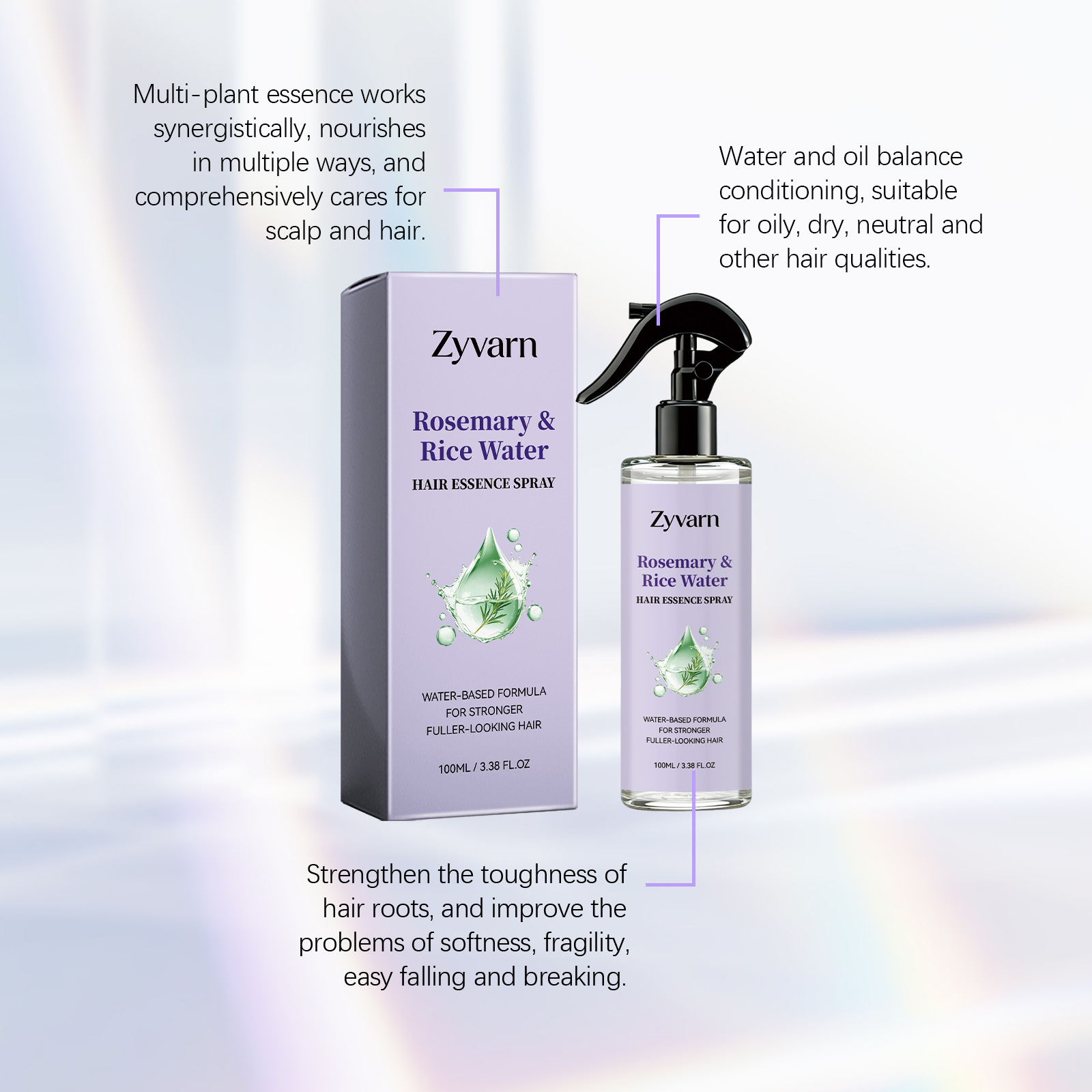 Rosemary Rice Water Hair Care  - огляд і ціна Hair Care With Rice Water