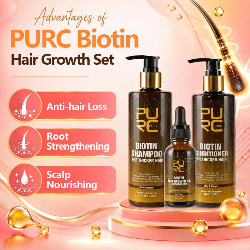 PURC Biotin Hair Growth Oil Sh - огляд і ціна Hair Care Frizzy Hair