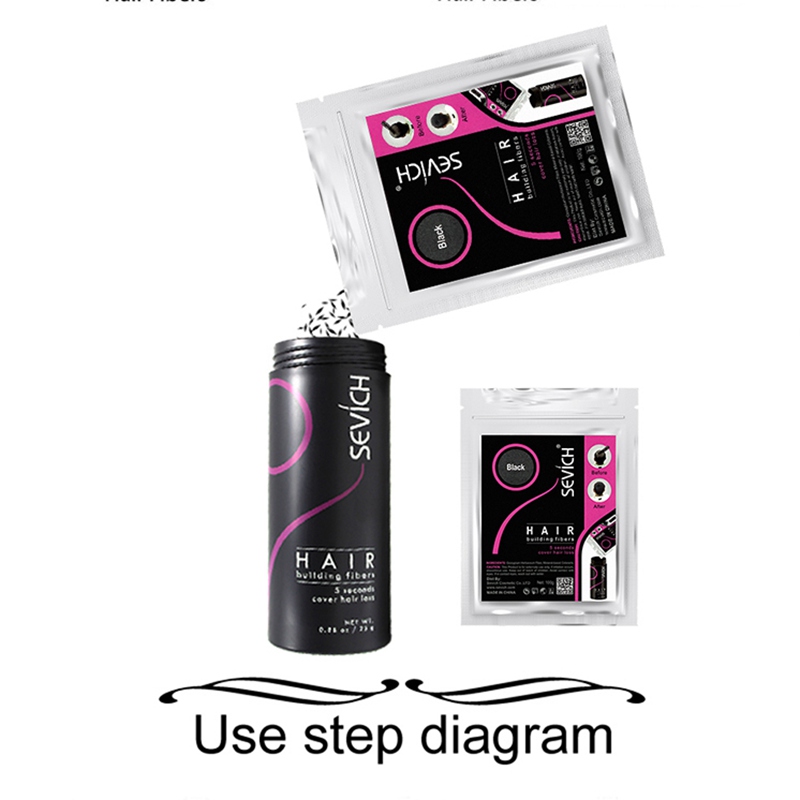 Sevich 100g Hair Fibers 10 Col - огляд і ціна Hair Care Frizzy Hair