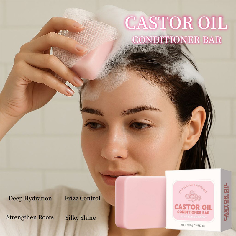 Castor Oil Conditioner Soap Ba - огляд і ціна Hair Care Frizzy Hair