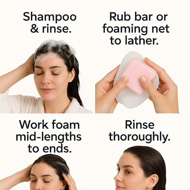 Castor Oil Conditioner Soap Ba - огляд і ціна Hair Care Frizzy Hair