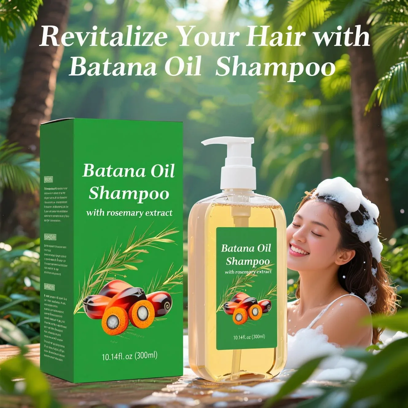 Natural Rosemary & Batana Oil  - огляд і ціна Rosemary Hair Oil