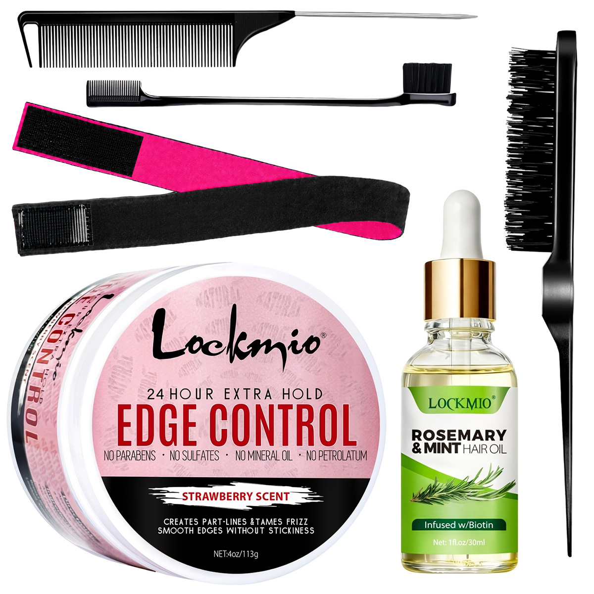 Edge Control Gel,Rosemary & Mi - огляд і ціна Rosemary Hair Oil