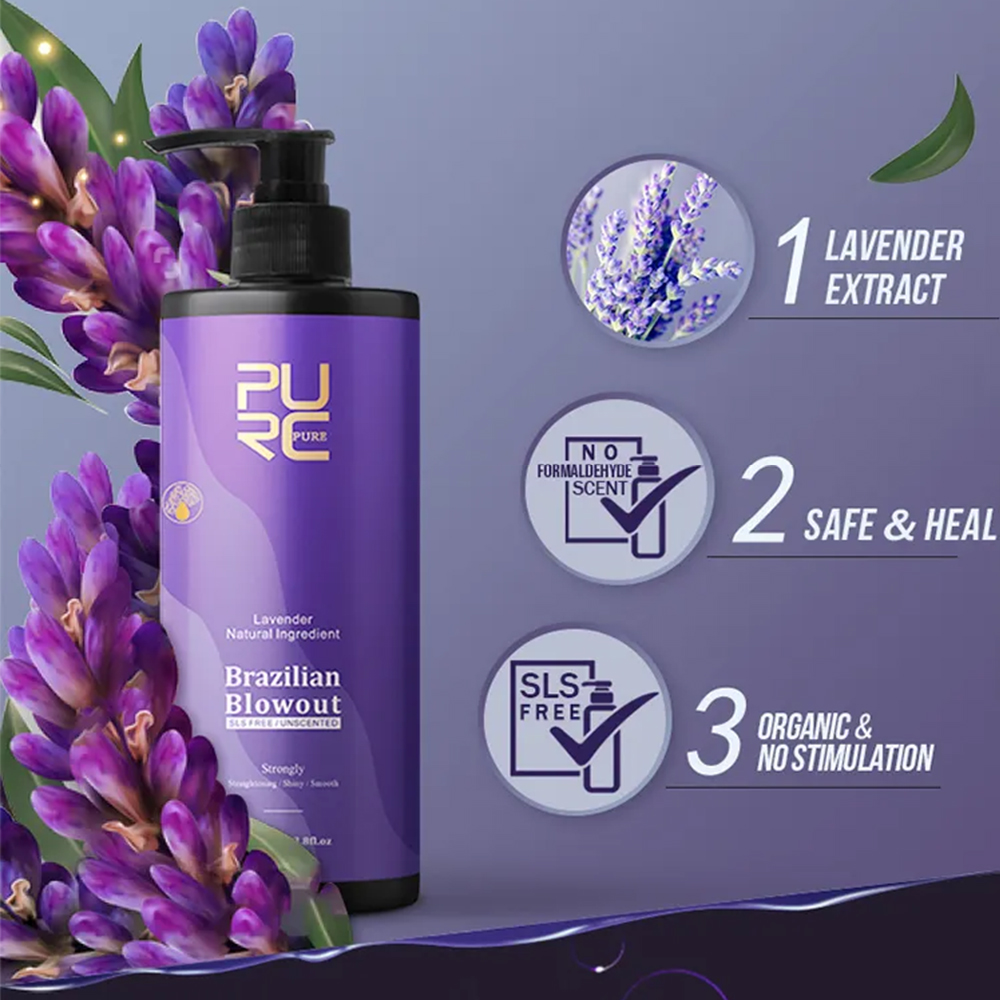 PURC Lavender 12% Brazilian Ke - огляд і ціна Hair Care Korea